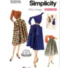 Simplicity Sewing Pattern 1950s Misses' Skirts (PDF) 11 Simplicity Sewing Pattern 1950s Misses' Skirts (PDF)