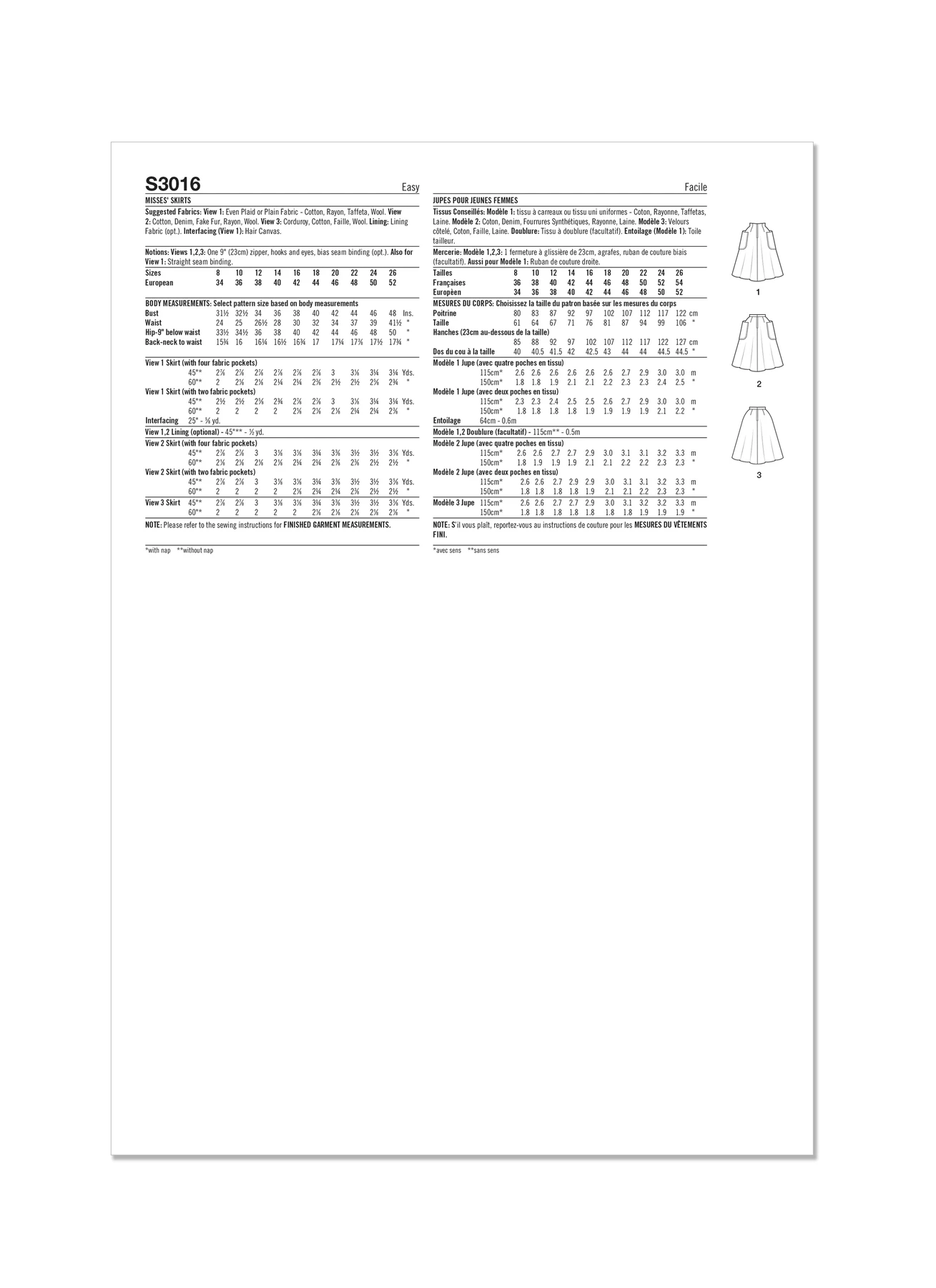 Simplicity Sewing Pattern 1950s Misses' Skirts (PDF) 5 Simplicity Sewing Pattern 1950s Misses' Skirts (PDF)