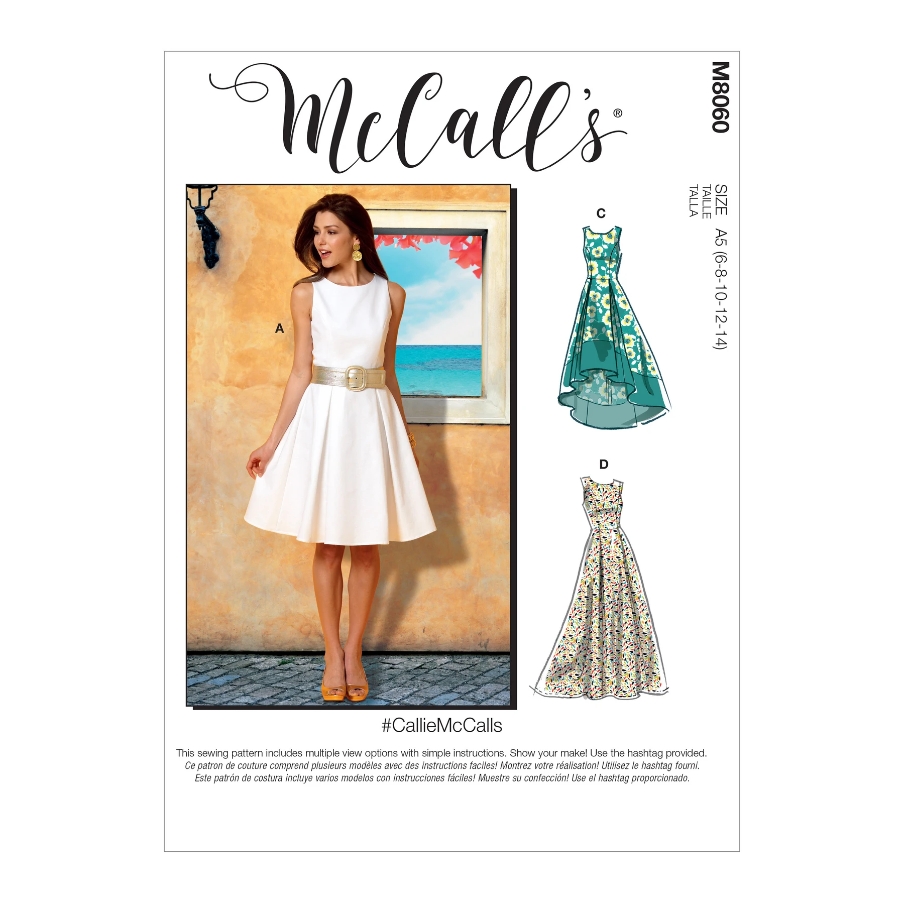 McCall's Sewing Pattern Misses' Pleated-Skirt Dresses (PDF) 12 McCall's Sewing Pattern Misses' Pleated-Skirt Dresses (PDF)