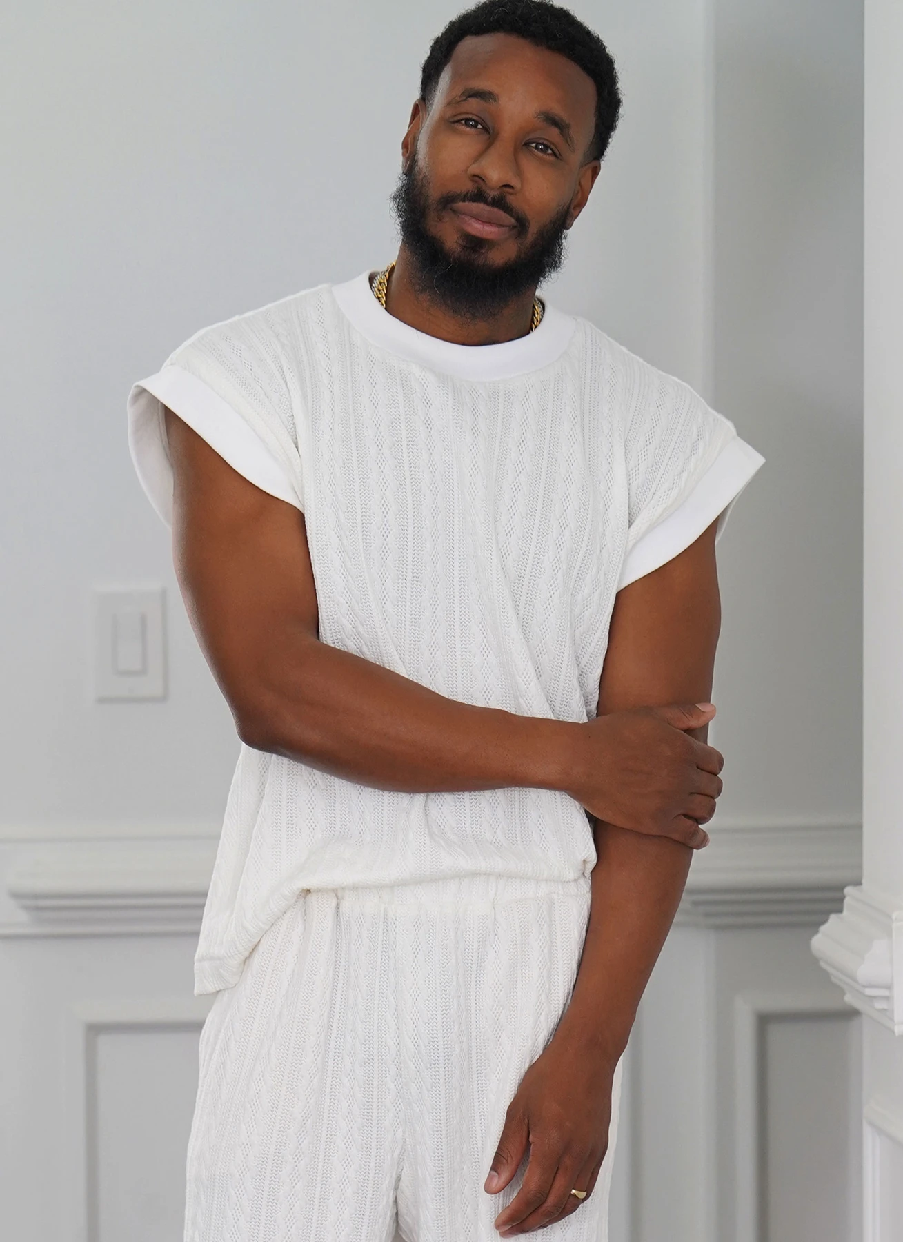 Know Me Sewing Pattern Men's Knit Top and Shorts by Norris Dánta Ford (PDF) 2 Know Me Sewing Pattern Men's Knit Top and Shorts by Norris Dánta Ford (PDF)