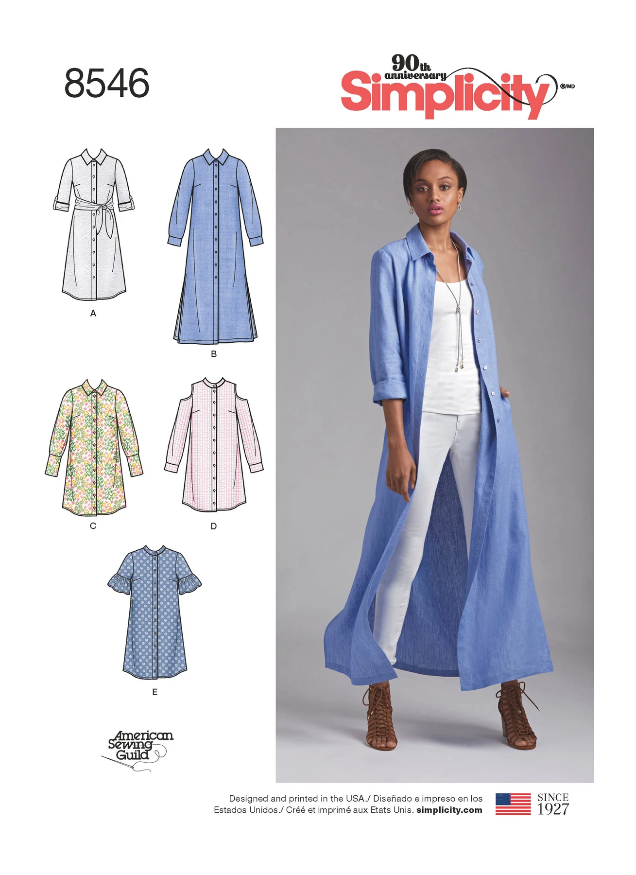 Simplicity Sewing Pattern Misses' & Miss Petite Shirt Dresses 1 Simplicity Sewing Pattern Misses' & Miss Petite Shirt Dresses