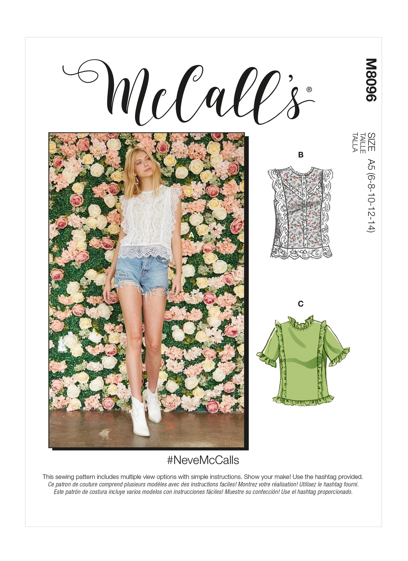McCall's Sewing Pattern Misses' Tops (PDF) 339 McCall's Sewing Pattern Misses' Tops (PDF)