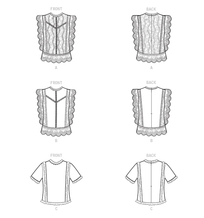 McCall's Sewing Pattern Misses' Tops (PDF) 346 McCall's Sewing Pattern Misses' Tops (PDF)