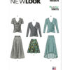 New Look Sewing Pattern Misses' Knit Tops and Skirts 10 New Look Sewing Pattern Misses' Knit Tops and Skirts