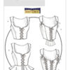 Butterick Sewing Pattern Laced Corsets with Peplum Variations 8 Butterick Sewing Pattern Laced Corsets with Peplum Variations