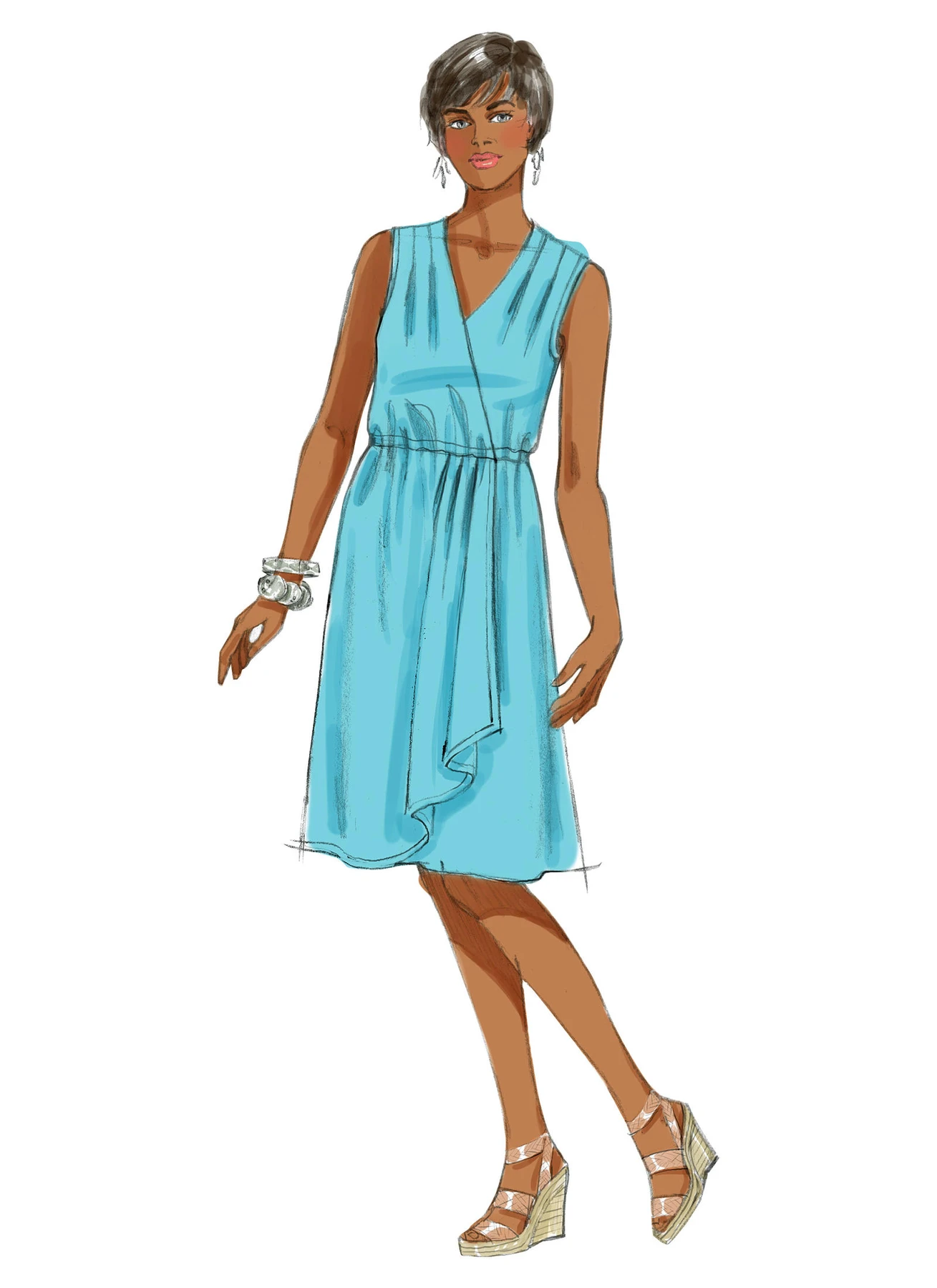 Butterick Sewing Pattern Women's Shrug, Surplice Dresses and Belt (PDF) 3 Butterick Sewing Pattern Women's Shrug, Surplice Dresses and Belt (PDF)