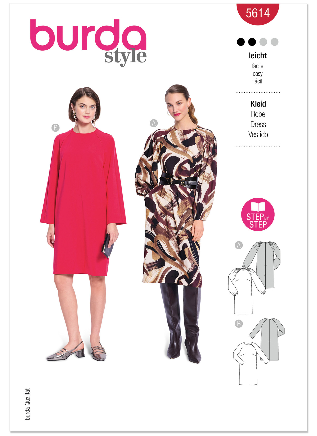 Burda Style Pattern 5614 Misses' Dresses