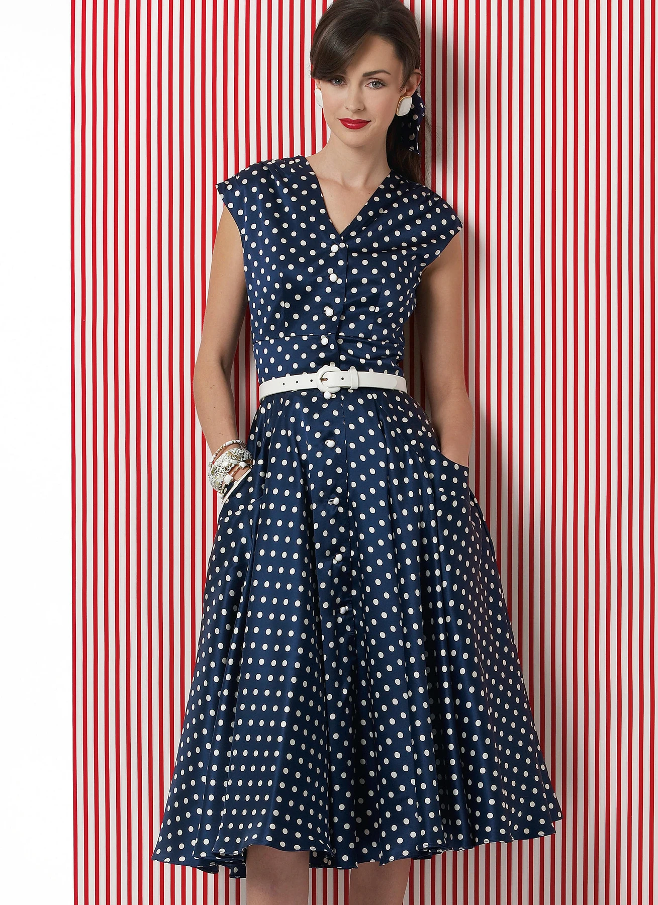 Vogue Patterns Misses' Flared Shirtdresses 5 Vogue Patterns Misses' Flared Shirtdresses