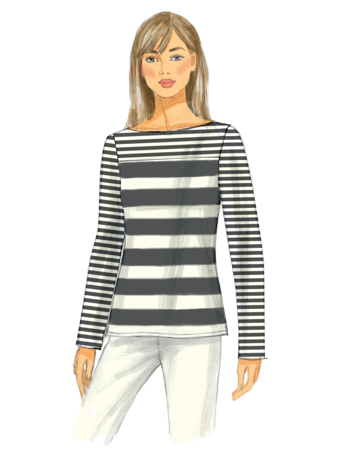 Butterick Sewing Pattern Misses' Pullover Tops (PDF) 5 Butterick Sewing Pattern Misses' Pullover Tops (PDF)