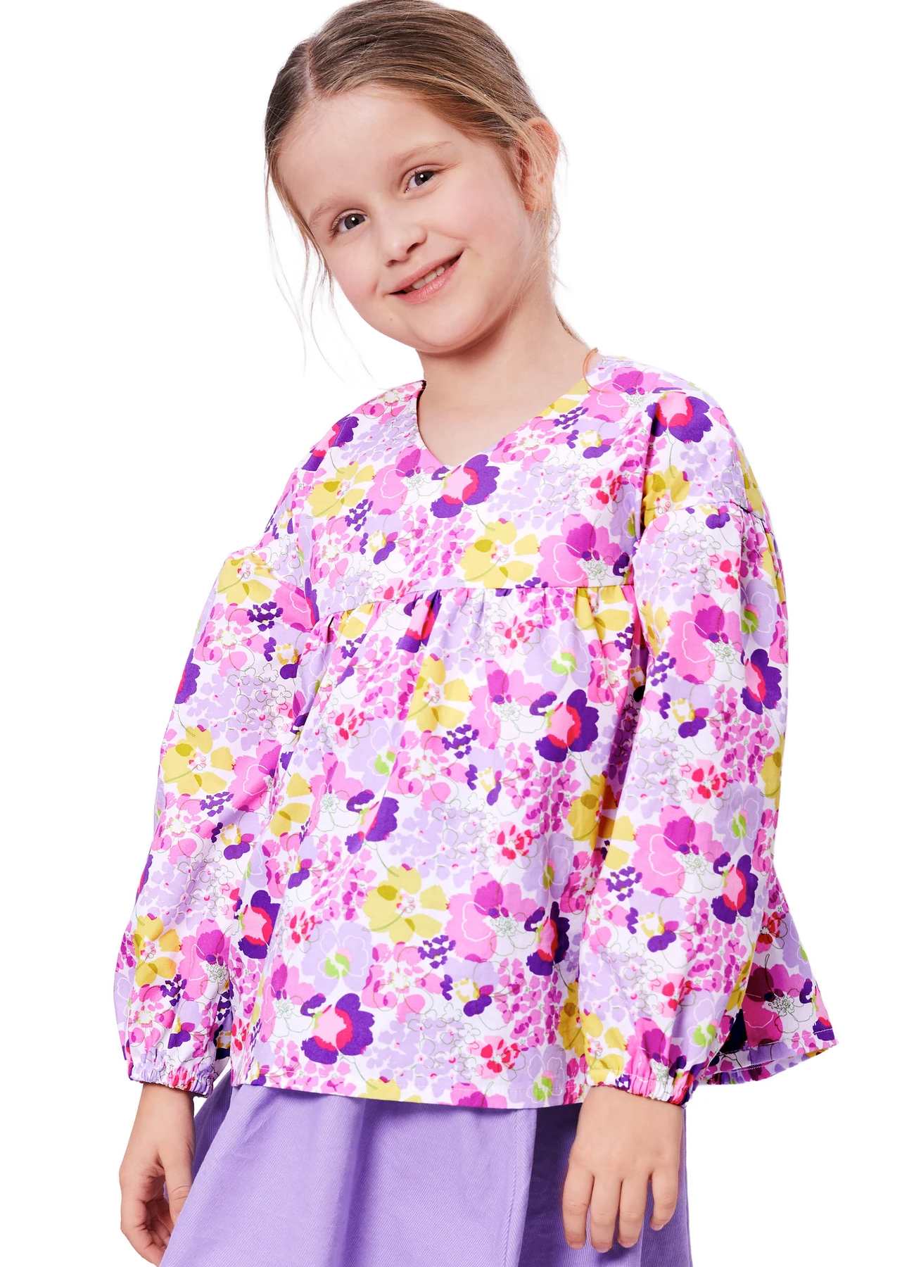 Burda Style Pattern 9195 Children's Blouse 2 Burda Style Pattern 9195 Children's Blouse