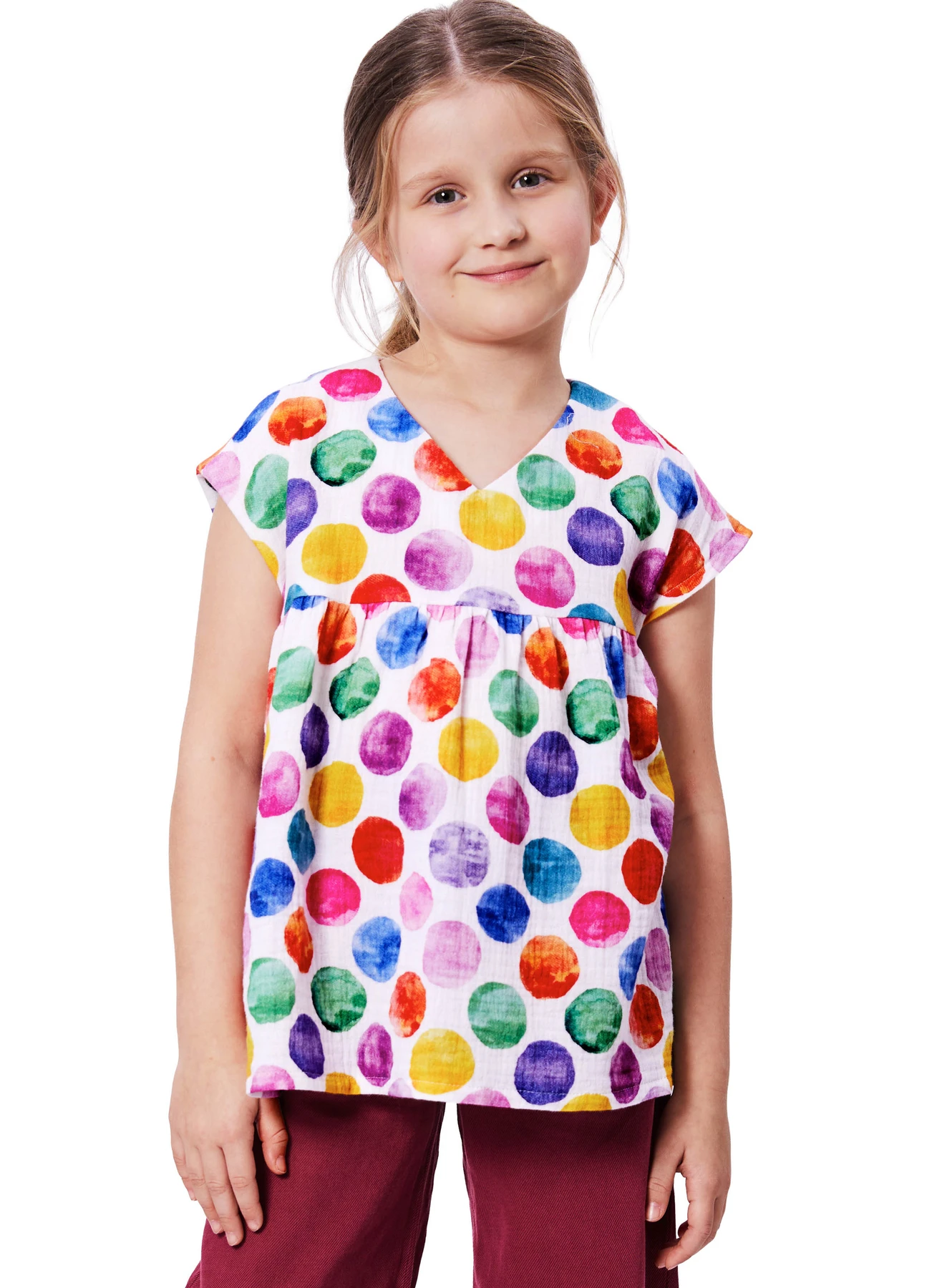Burda Style Pattern 9195 Children's Blouse 3 Burda Style Pattern 9195 Children's Blouse
