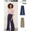New Look Sewing Pattern Misses' Slim or Flared Pants 13 New Look Sewing Pattern Misses' Slim or Flared Pants