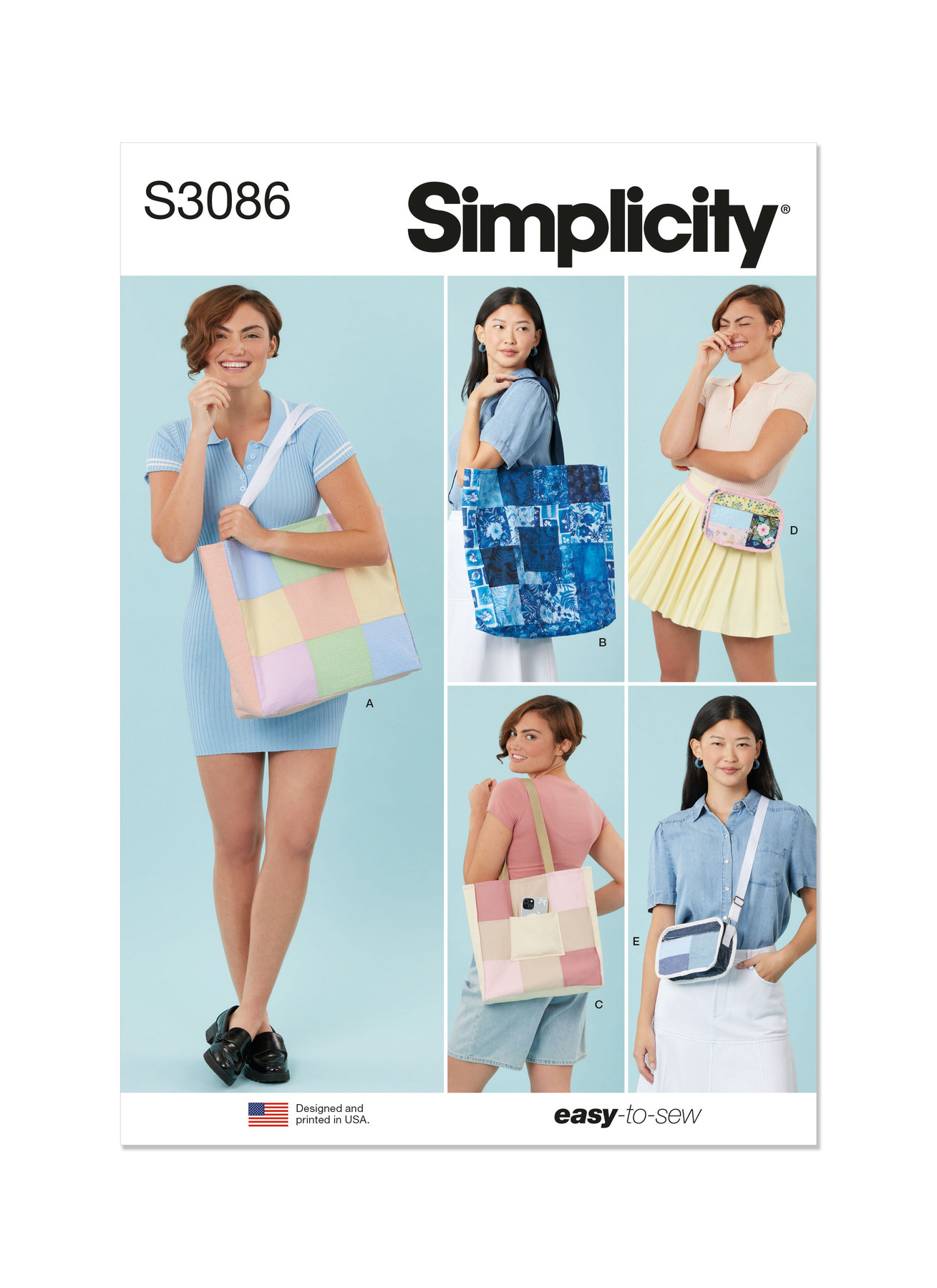 Simplicity Sewing Pattern Bags 1 Simplicity Sewing Pattern Bags