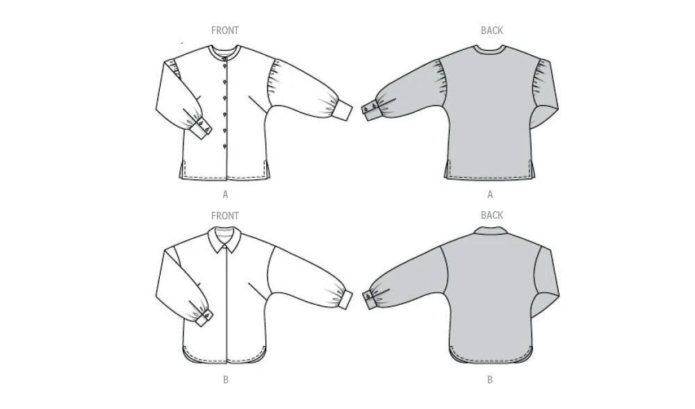 Burda Style Sewing Pattern 5775 Misses' Blouses 11 Burda Style Sewing Pattern 5775 Misses' Blouses