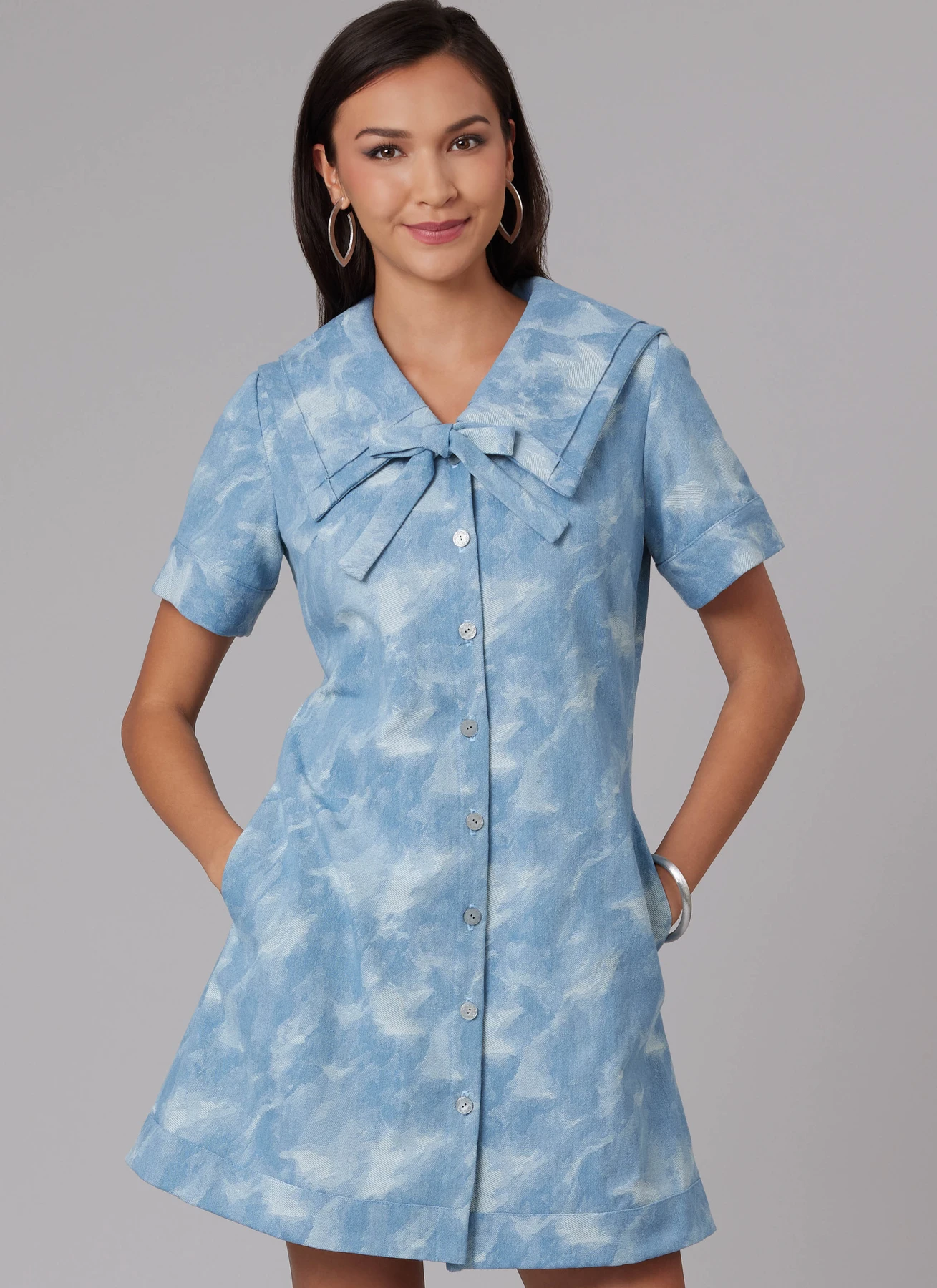 McCall's Sewing Pattern Misses' Dress with Sleeve Variations 2 McCall's Sewing Pattern Misses' Dress with Sleeve Variations