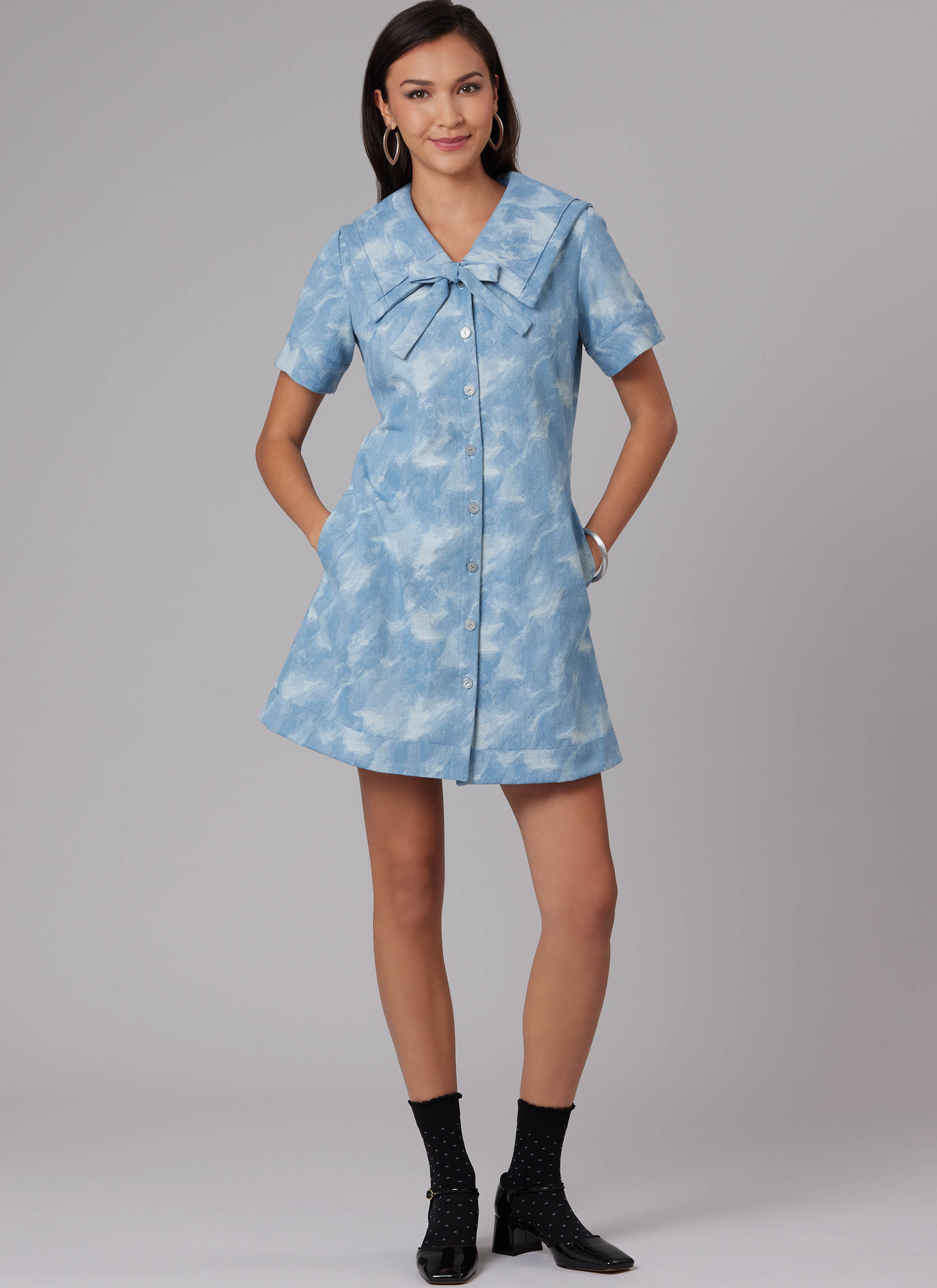 McCall's Sewing Pattern Misses' Dress with Sleeve Variations 5 McCall's Sewing Pattern Misses' Dress with Sleeve Variations