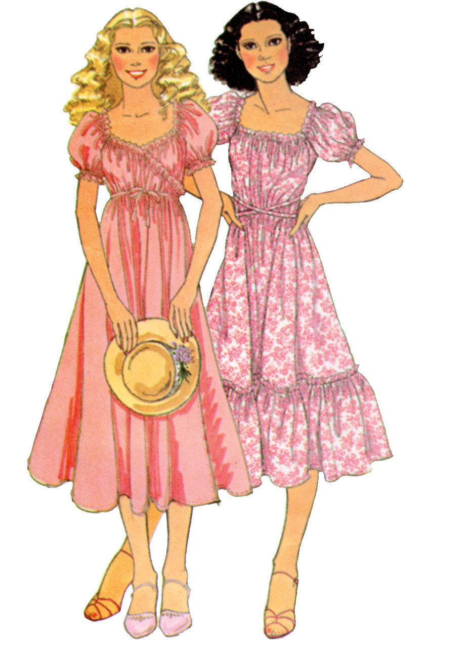 McCall's Sewing Pattern 1970s Misses' Vintage Wrap Dress by Laura Ashley (PDF) 3 McCall's Sewing Pattern 1970s Misses' Vintage Wrap Dress by Laura Ashley (PDF)