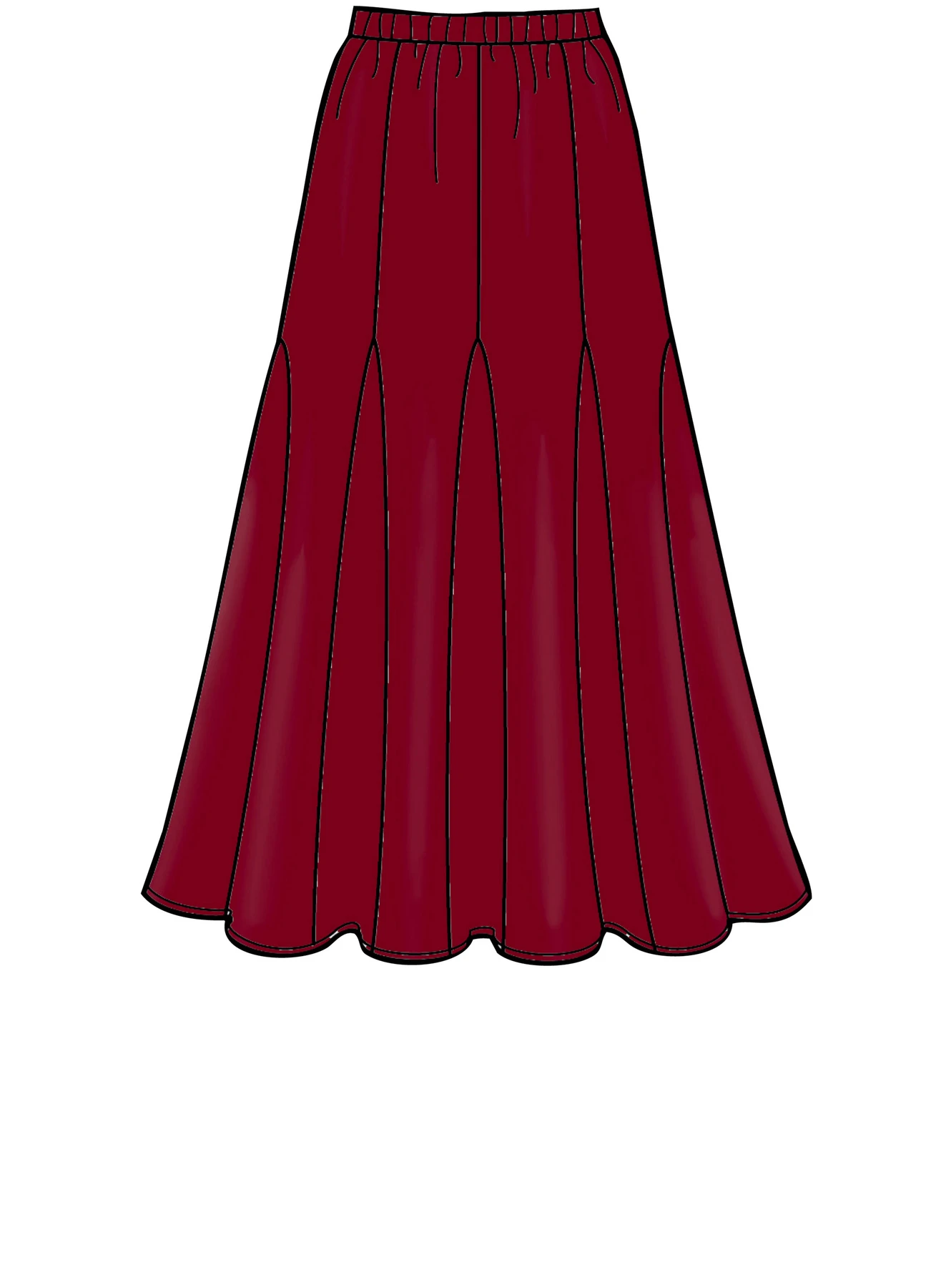 Simplicity Sewing Pattern Misses' Pull-On Skirts 4 Simplicity Sewing Pattern Misses' Pull-On Skirts