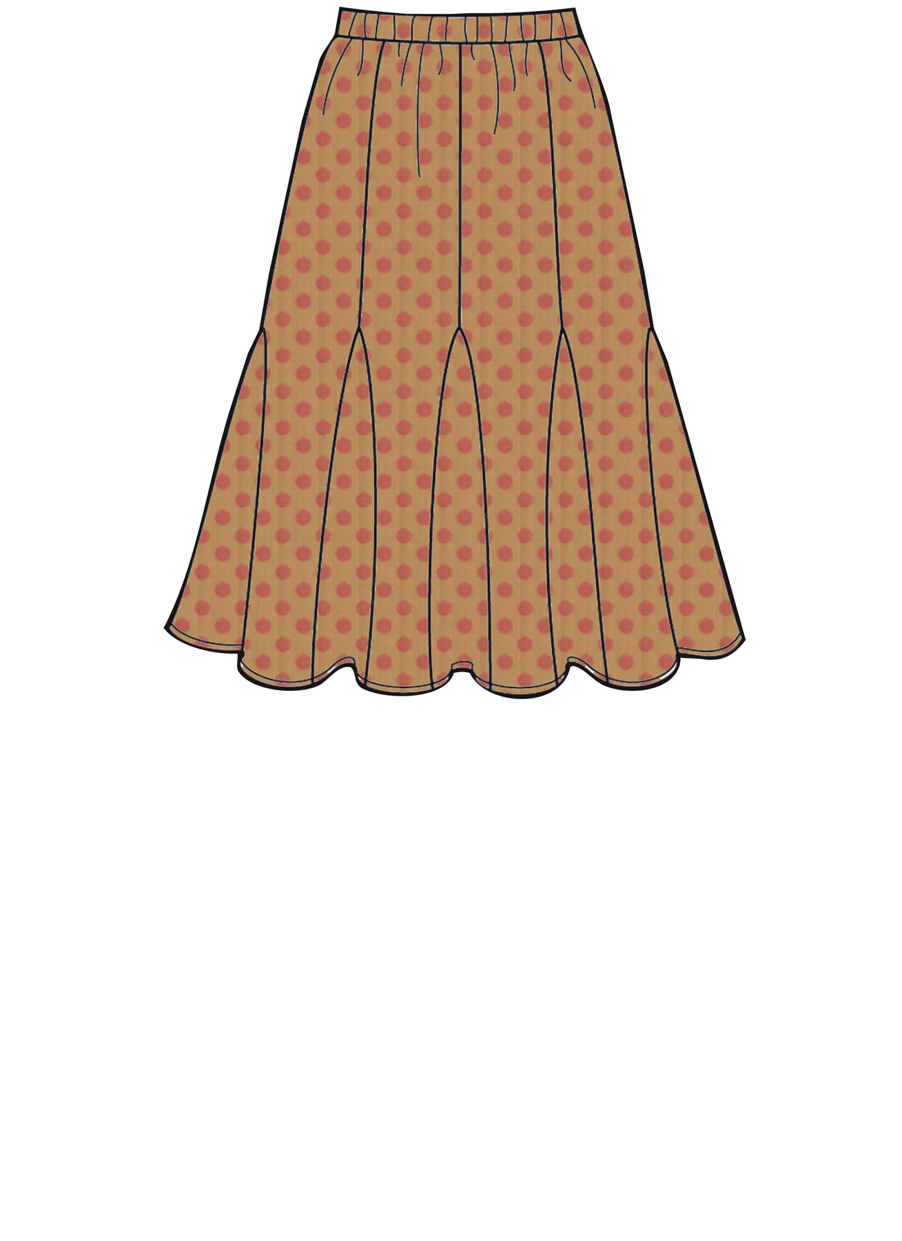 Simplicity Sewing Pattern Misses' Pull-On Skirts 5 Simplicity Sewing Pattern Misses' Pull-On Skirts