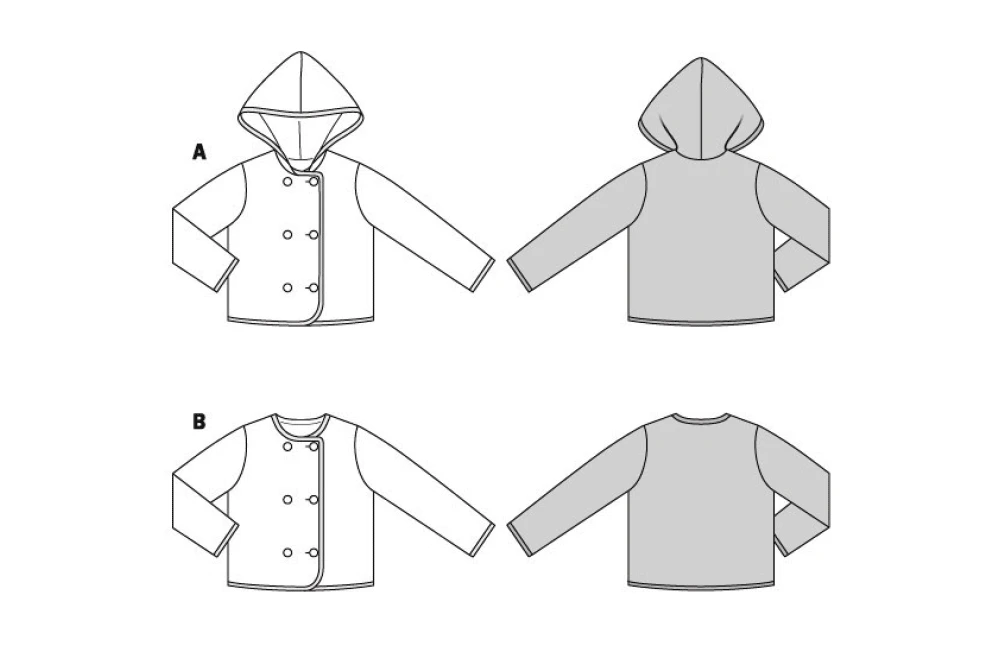 Burda Style Sewing Pattern 9236 Children's Jacket 9 Burda Style Sewing Pattern 9236 Children's Jacket