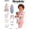 Simplicity Sewing Pattern 15 Doll Clothes and Accessories By Andrea Schewe Designs 19 Simplicity Sewing Pattern 15 Doll Clothes and Accessories By Andrea Schewe Designs
