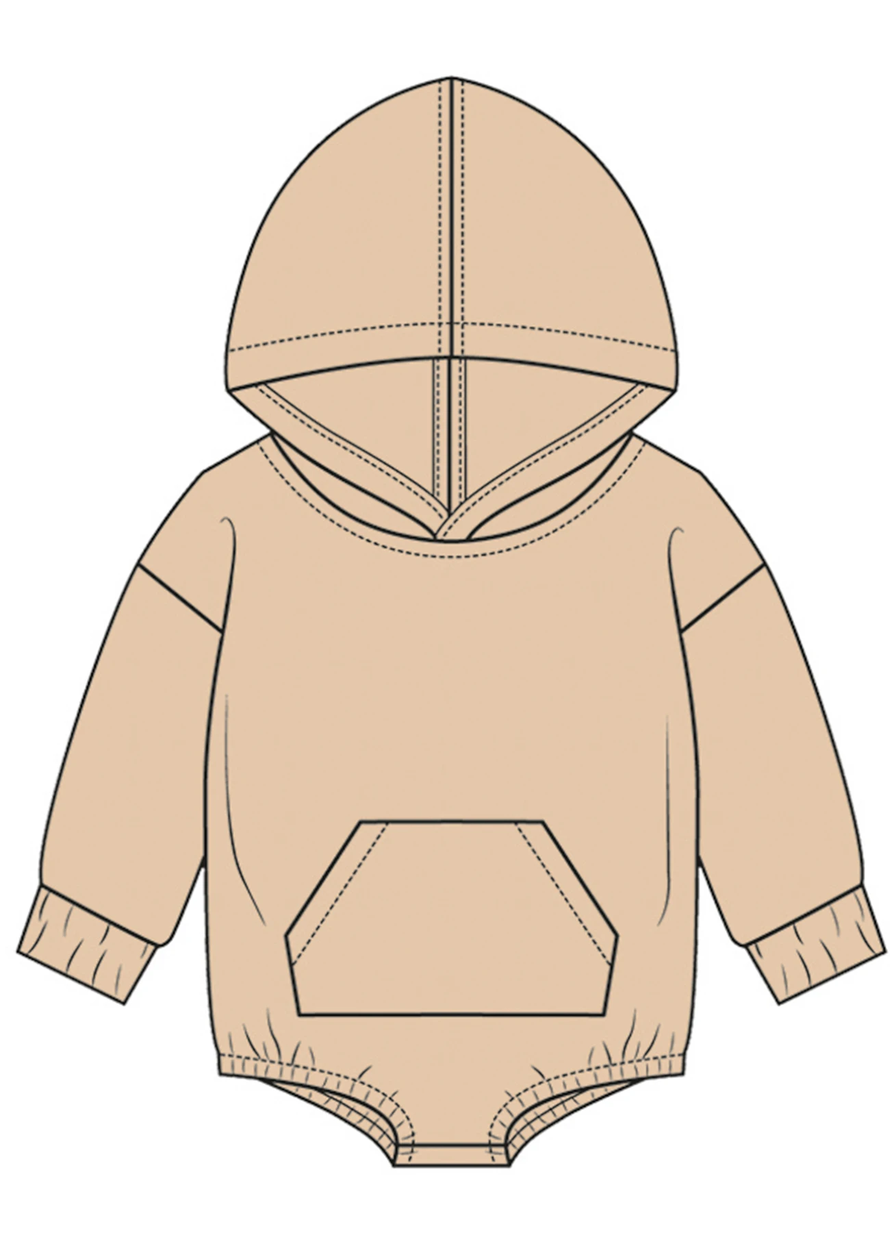 McCall's Sewing Pattern Babies' Hooded Romper and Pants (PDF) 2 McCall's Sewing Pattern Babies' Hooded Romper and Pants (PDF)