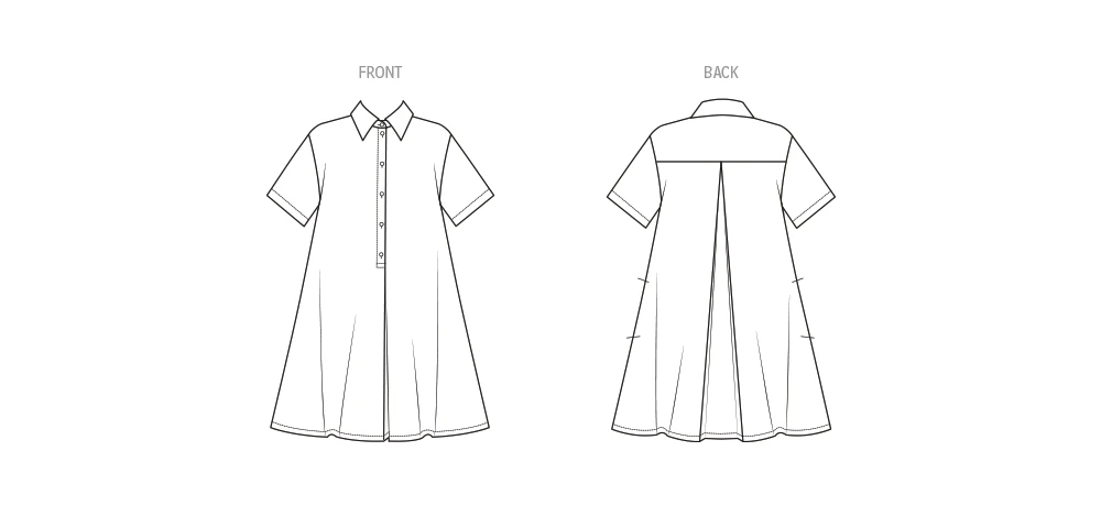 McCall's Sewing Pattern Misses' Swing Dress 7 McCall's Sewing Pattern Misses' Swing Dress
