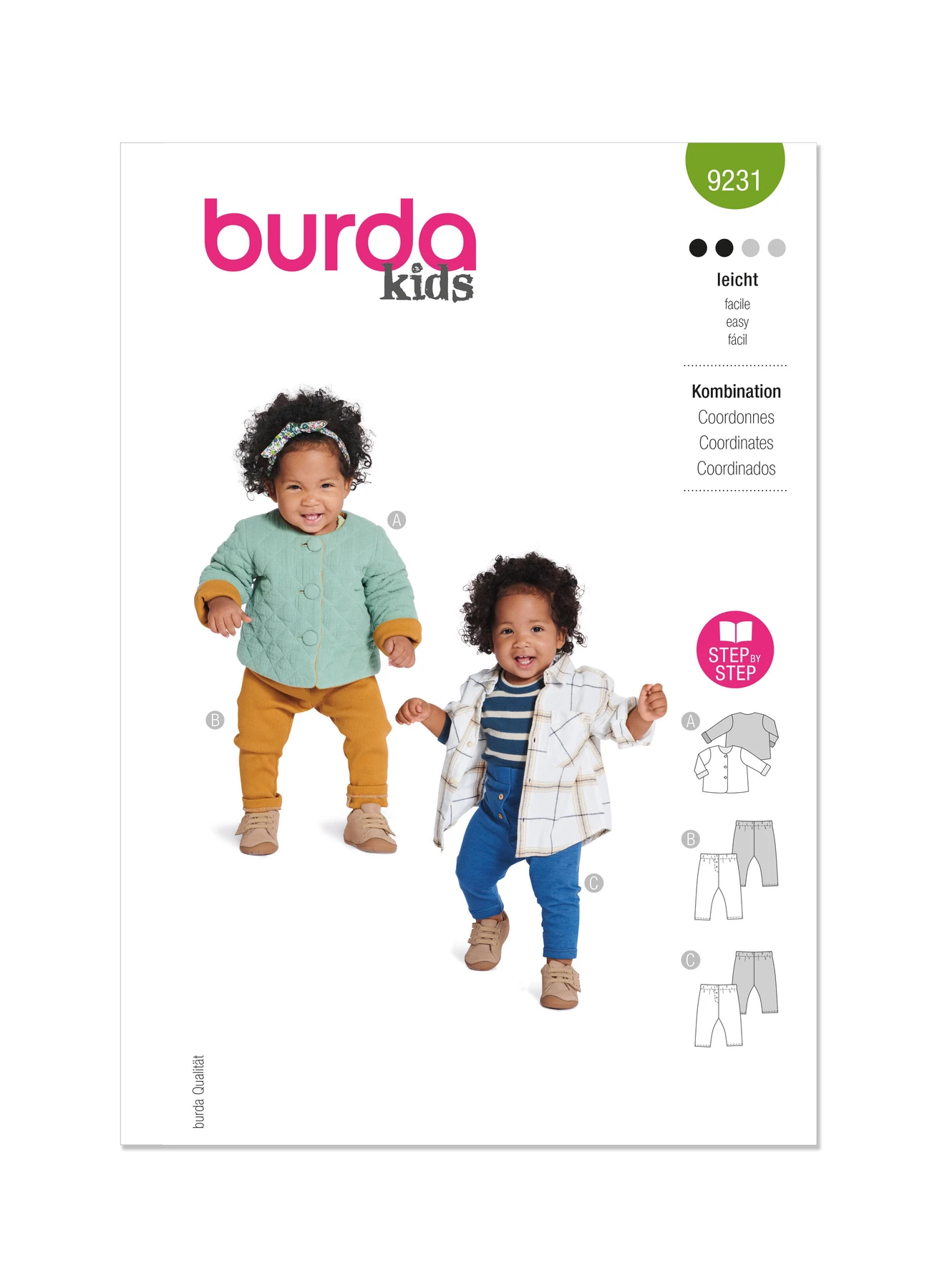Burda Style Sewing Pattern 9231 Babies' Coordinates (PDF) 1 Burda Style Sewing Pattern 9231 Babies' Coordinates (PDF)