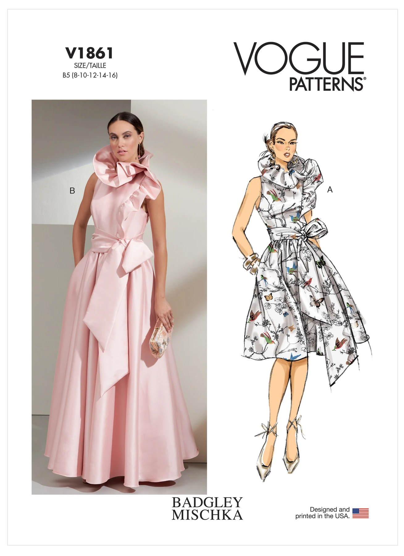 Vogue Patterns Misses' Special Occasion Dress and Sash 1 Vogue Patterns Misses' Special Occasion Dress and Sash