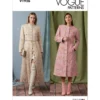 Vogue Patterns Misses' Coat in Two Lengths with Collar Variations 10 Vogue Patterns Misses' Coat in Two Lengths with Collar Variations