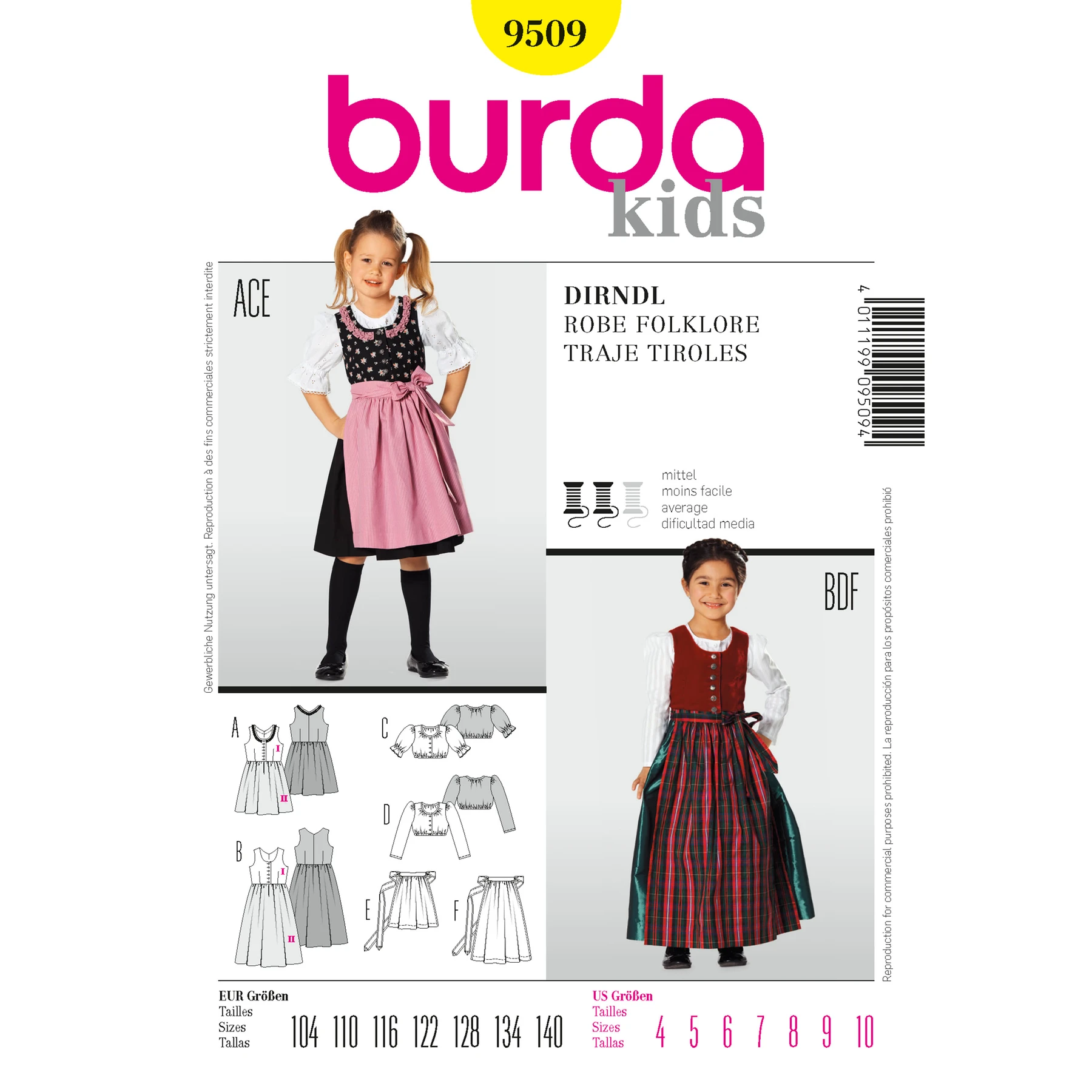 Burda Style Sewing Pattern Dirndl Dress 17 Burda Style Sewing Pattern Dirndl Dress
