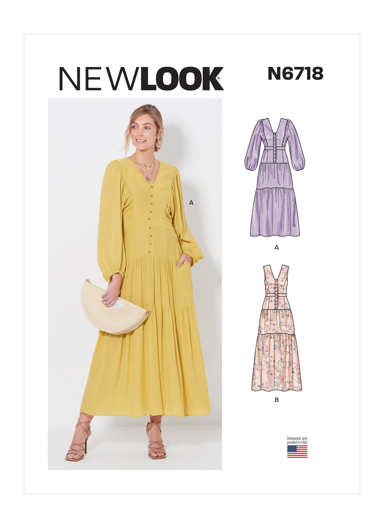 New Look Sewing Pattern Misses' Dress 1 New Look Sewing Pattern Misses' Dress
