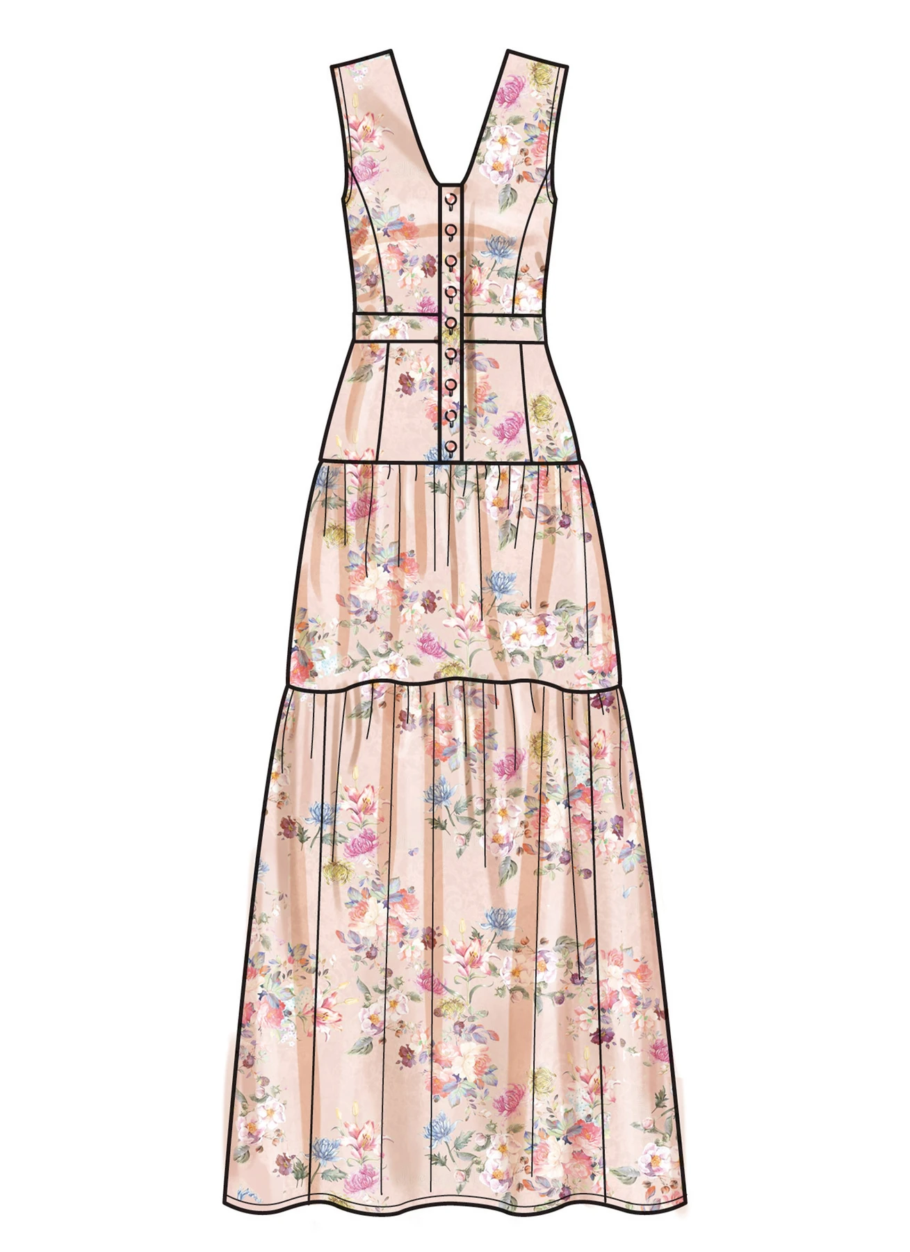 New Look Sewing Pattern Misses' Dress 4 New Look Sewing Pattern Misses' Dress