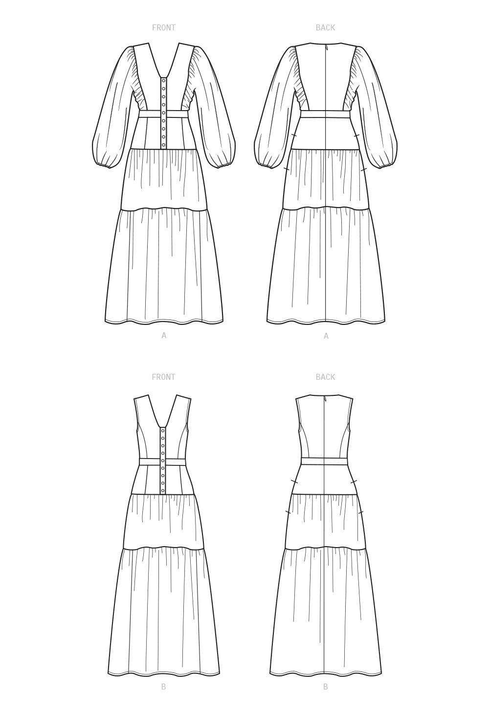 New Look Sewing Pattern Misses' Dress 7 New Look Sewing Pattern Misses' Dress
