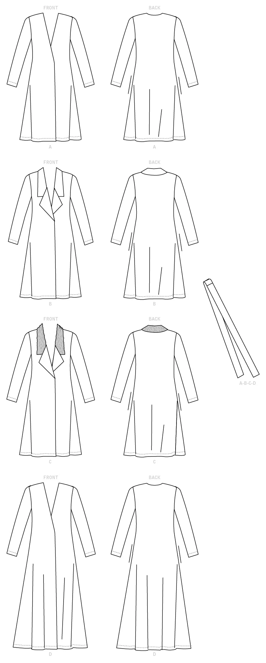 McCall's Sewing Pattern Misses' Jacket and Belt (PDF) 12 McCall's Sewing Pattern Misses' Jacket and Belt (PDF)