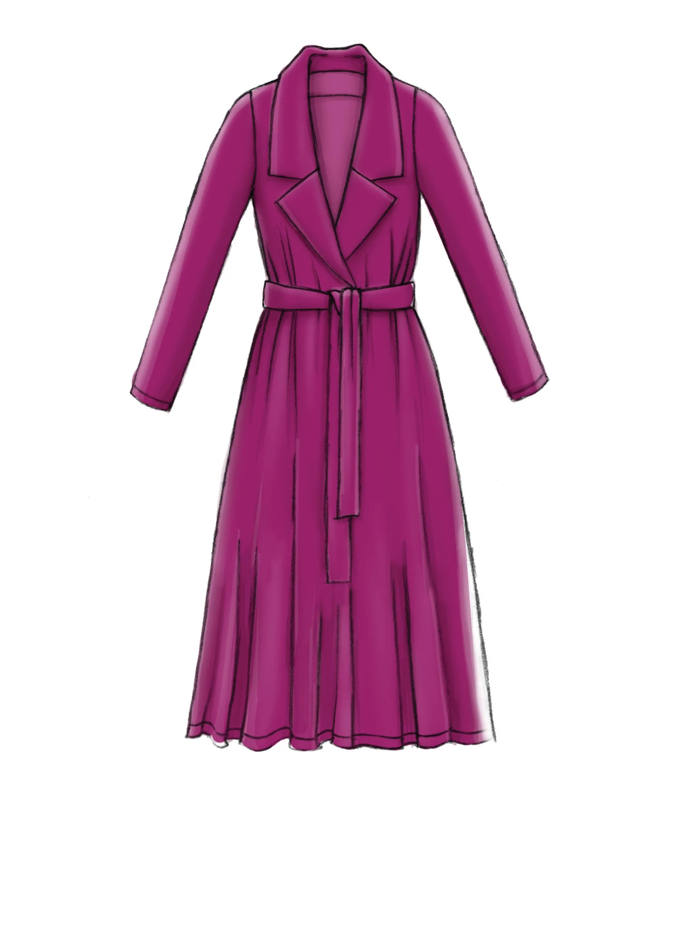 McCall's Sewing Pattern Misses' Jacket and Belt (PDF) 3 McCall's Sewing Pattern Misses' Jacket and Belt (PDF)