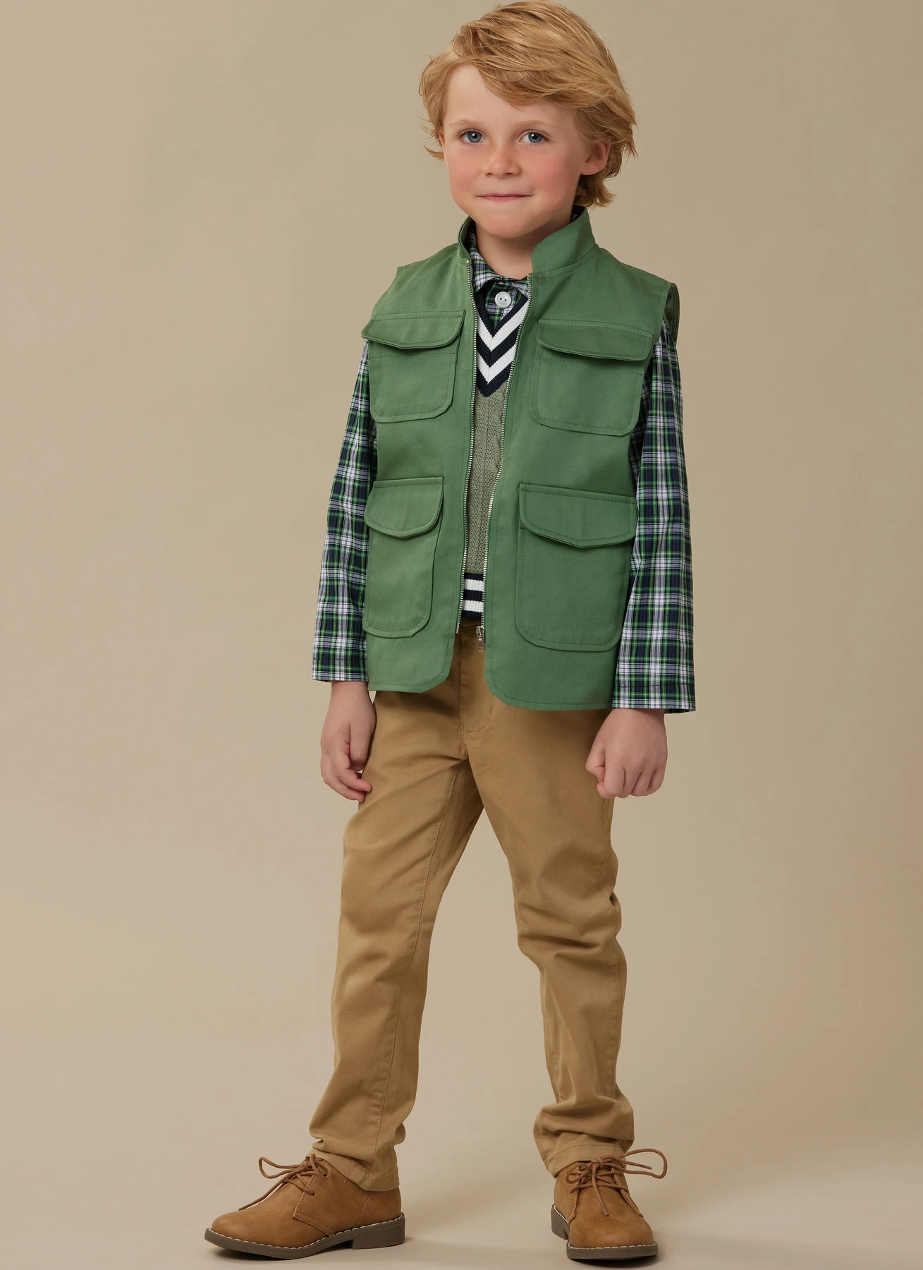 McCall's Sewing Pattern Childrens and Boys Vests, Top and Shirt (PDF) 10 McCall's Sewing Pattern Childrens and Boys Vests, Top and Shirt (PDF)