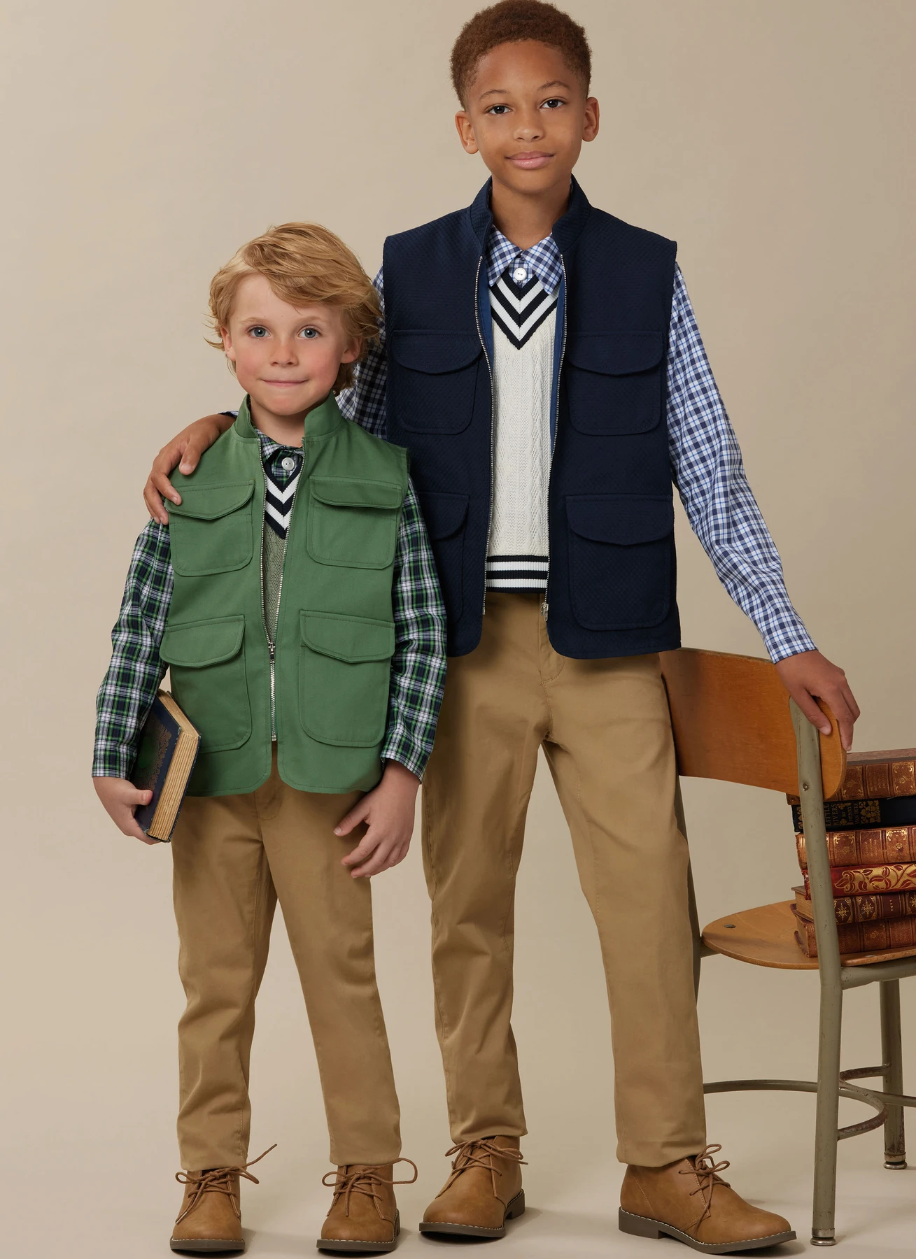 McCall's Sewing Pattern Childrens and Boys Vests, Top and Shirt (PDF) 2 McCall's Sewing Pattern Childrens and Boys Vests, Top and Shirt (PDF)
