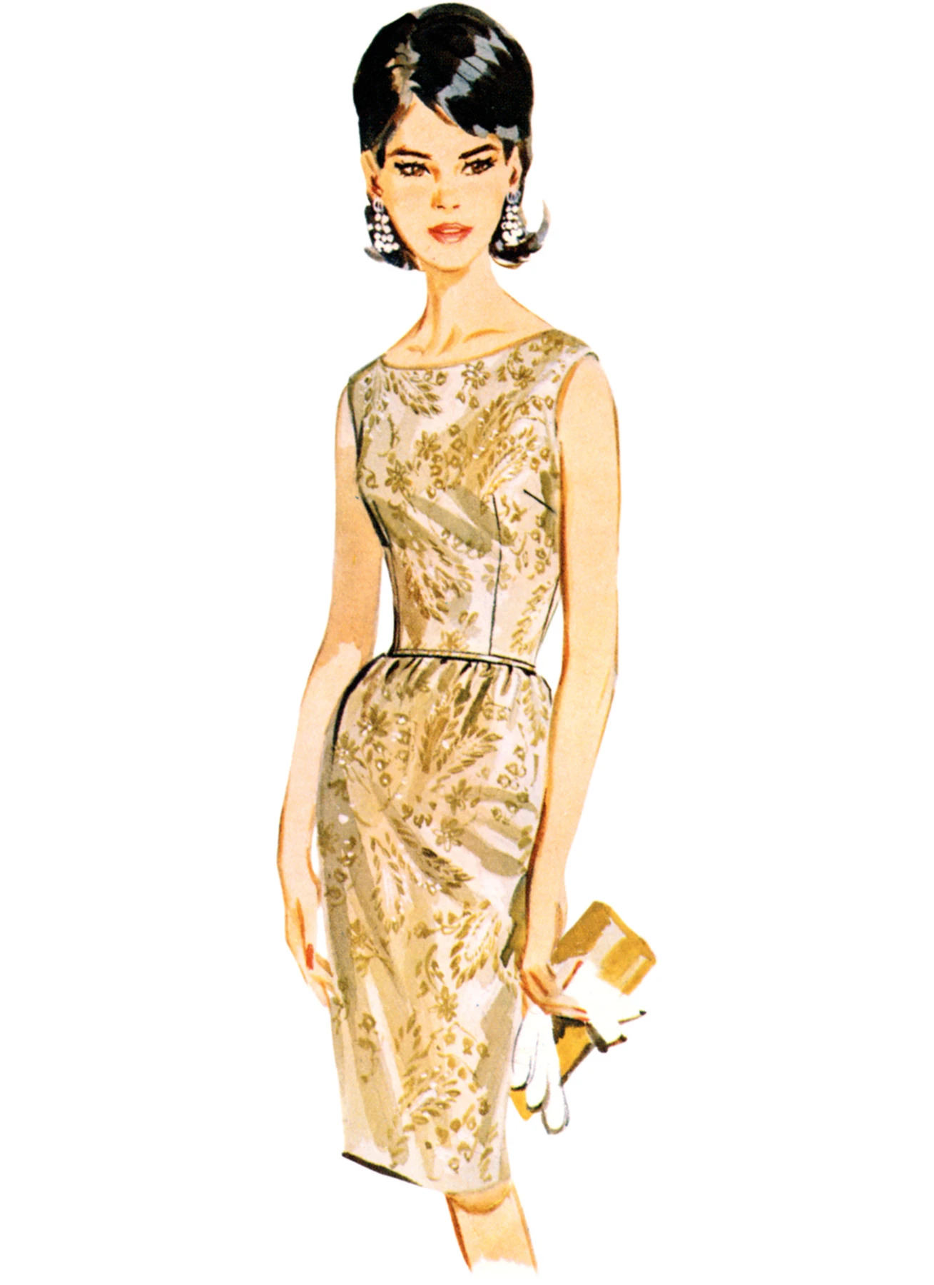 Butterick Sewing Pattern 1960s Misses' Dress, Jacket, Capelet and Overskirt (PDF) 2 Butterick Sewing Pattern 1960s Misses' Dress, Jacket, Capelet and Overskirt (PDF)