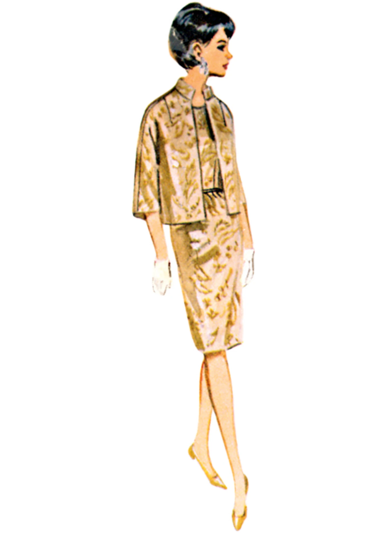 Butterick Sewing Pattern 1960s Misses' Dress, Jacket, Capelet and Overskirt (PDF) 3 Butterick Sewing Pattern 1960s Misses' Dress, Jacket, Capelet and Overskirt (PDF)