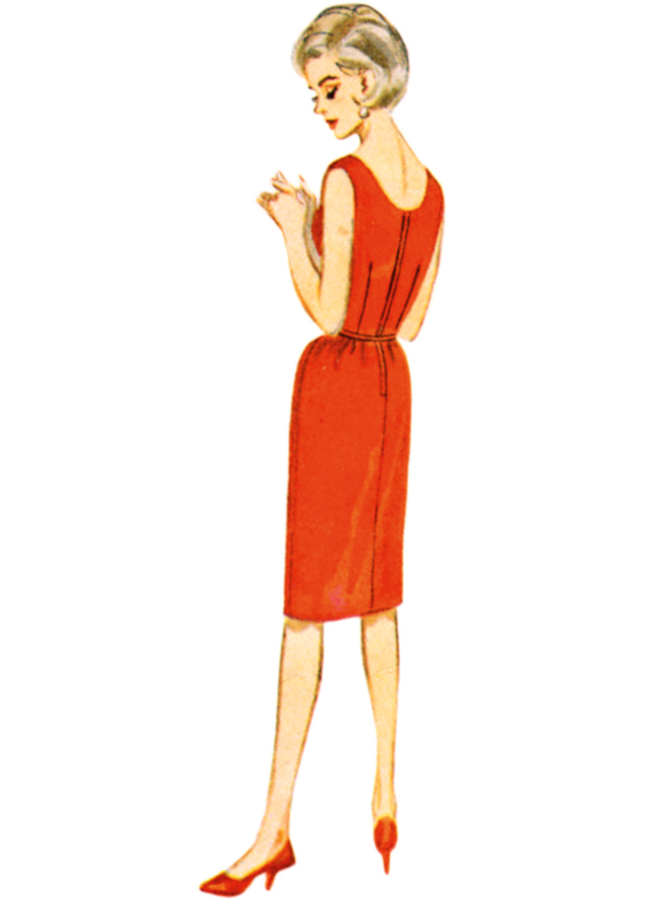 Butterick Sewing Pattern 1960s Misses' Dress, Jacket, Capelet and Overskirt (PDF) 4 Butterick Sewing Pattern 1960s Misses' Dress, Jacket, Capelet and Overskirt (PDF)