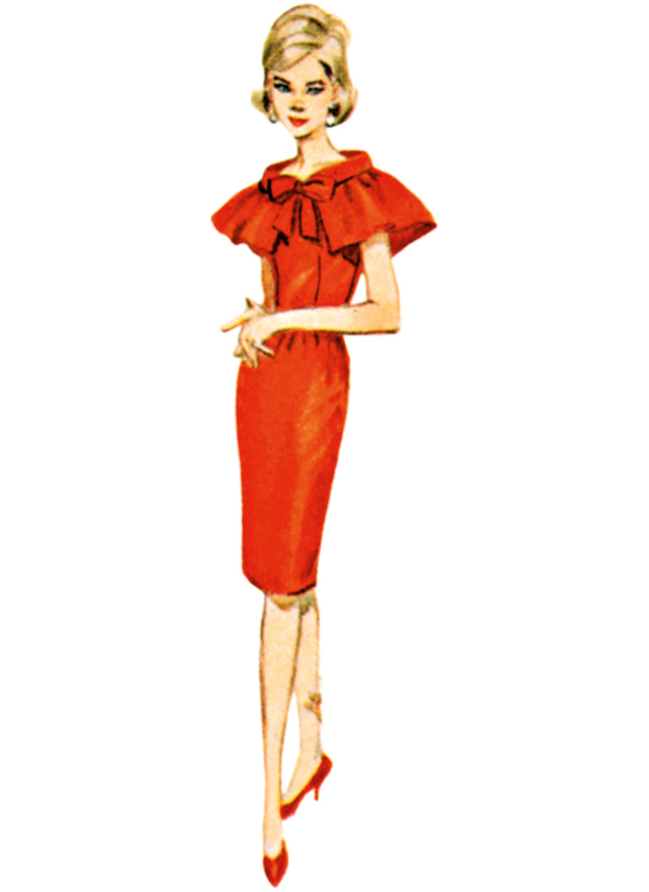 Butterick Sewing Pattern 1960s Misses' Dress, Jacket, Capelet and Overskirt (PDF) 5 Butterick Sewing Pattern 1960s Misses' Dress, Jacket, Capelet and Overskirt (PDF)