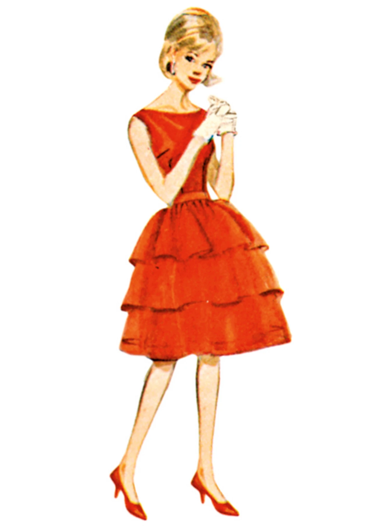Butterick Sewing Pattern 1960s Misses' Dress, Jacket, Capelet and Overskirt (PDF) 6 Butterick Sewing Pattern 1960s Misses' Dress, Jacket, Capelet and Overskirt (PDF)