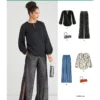 New Look Sewing Pattern Misses' Pants, Top and Clutch 14 New Look Sewing Pattern Misses' Pants, Top and Clutch