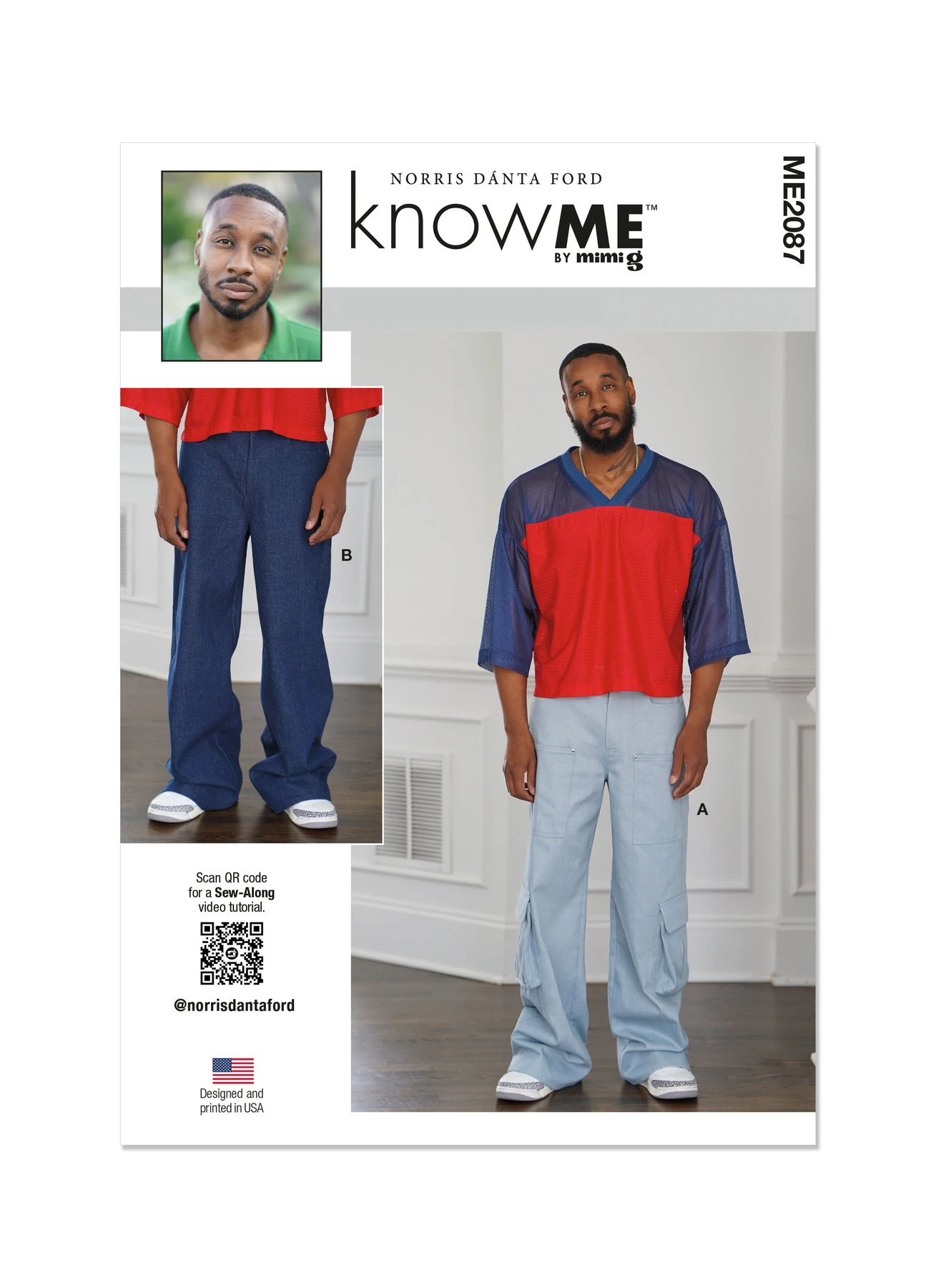 Know Me Sewing Pattern Men's Jeans by Norris Dánta Ford (PDF) 1 Know Me Sewing Pattern Men's Jeans by Norris Dánta Ford (PDF)