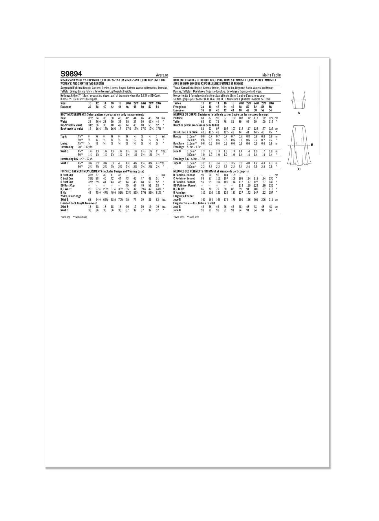 Simplicity Sewing Pattern Misses' and Women's Top and Skirt in Two Lengths By Mimi G Style (PDF) 6 Simplicity Sewing Pattern Misses' and Women's Top and Skirt in Two Lengths By Mimi G Style (PDF)