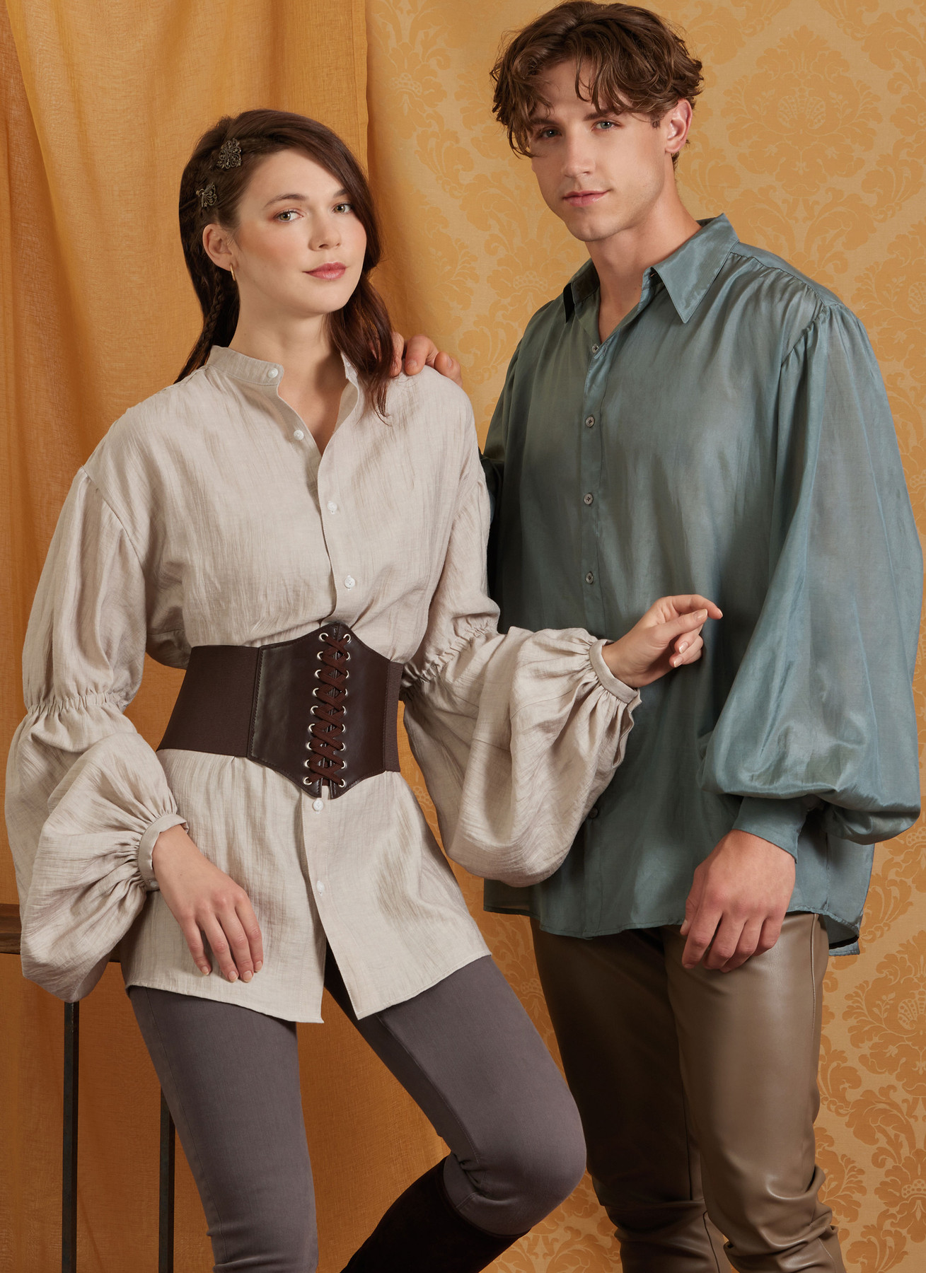 Simplicity Sewing Pattern Unisex Costume Shirts by Scissor IMP Workshop 2 Simplicity Sewing Pattern Unisex Costume Shirts by Scissor IMP Workshop
