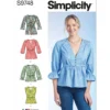 Simplicity Sewing Pattern Misses' Top with Sleeve Variations (PDF) 30 Simplicity Sewing Pattern Misses' Top with Sleeve Variations (PDF)