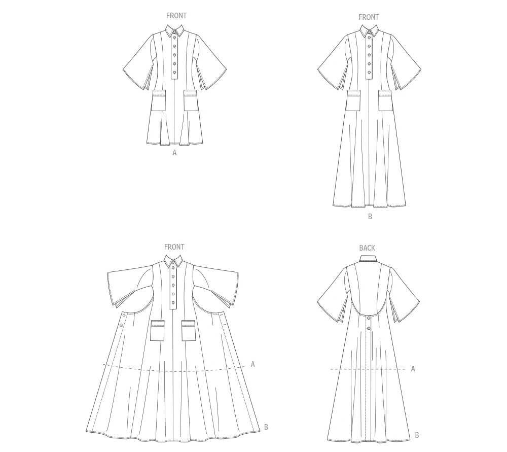 Vogue Patterns Misses' Dress in Two Lengths 9 Vogue Patterns Misses' Dress in Two Lengths