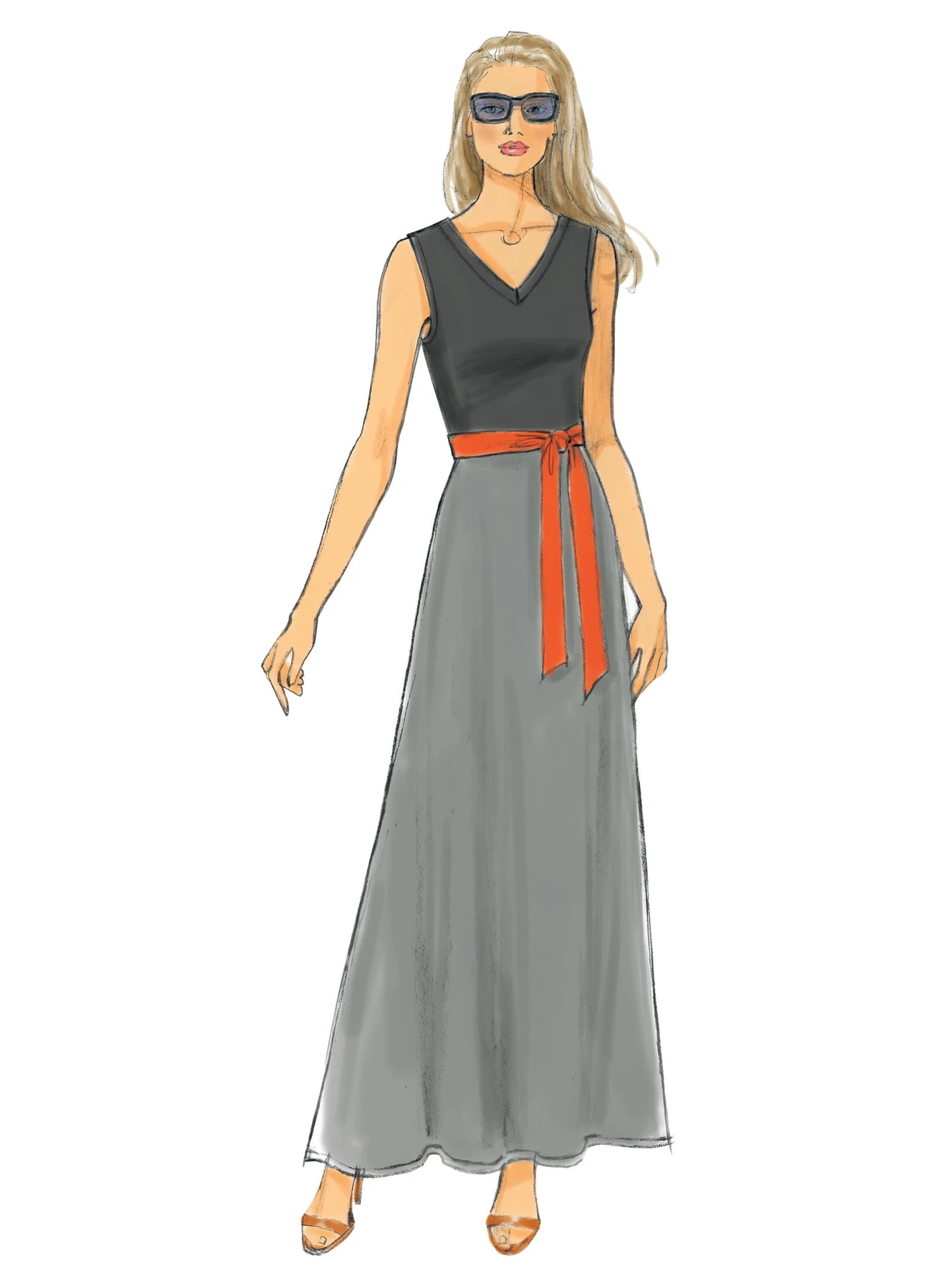 Butterick Sewing Pattern Misses'/Misses' Petite Pullover Maxi Dresses and Belt (PDF) 4 Butterick Sewing Pattern Misses'/Misses' Petite Pullover Maxi Dresses and Belt (PDF)